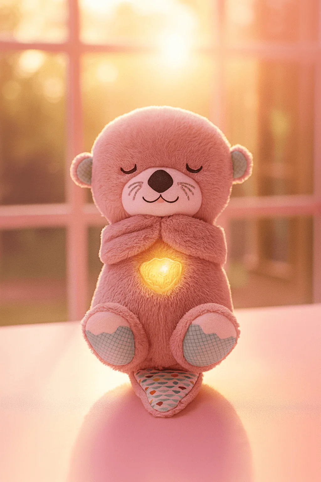 Heartbeat & Light-Up Belly Bear