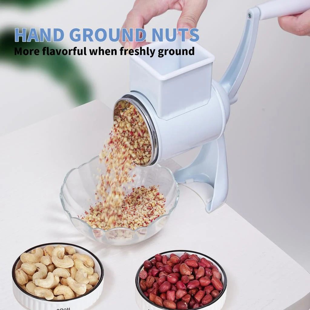 5-in-1 Manual Drum Grater